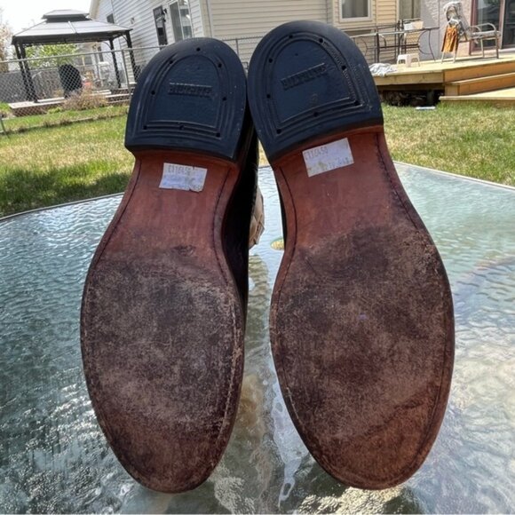 Canada West Brahma Men's Leather Western Cowboy Boots - Picture 11 of 14